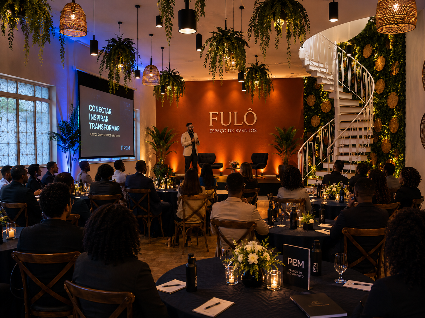 Evento corporativo no Fulô